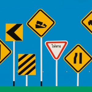 placas de advertência